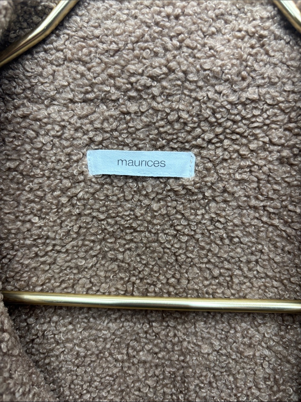 Maurices Women's Brown Faux Shearling Vest Jacket - Picture 4 of 6